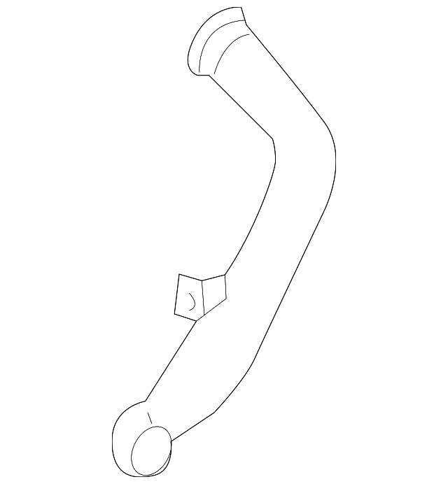 0K53A-60276 Деталь DEFROSTER DUCT, RIGHT
