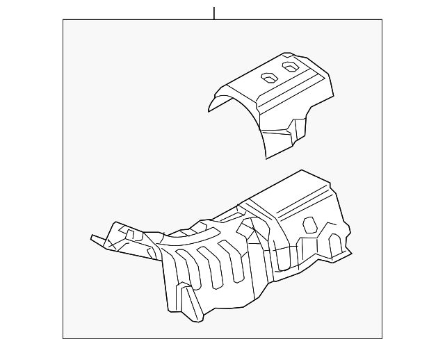 KD53-56-410A Деталь CENTER SHIELD