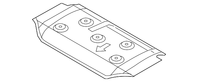 KD53-56-451 Деталь REAR SHIELD