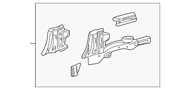 230-610-20-10 Деталь SIDEMEMBER ASSY, RIGHT