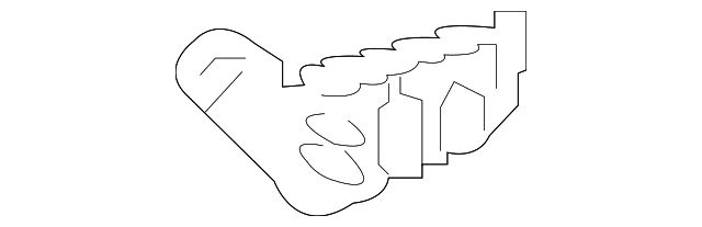 230-640-03-33 Деталь PARTITION PANEL BRACE, LEFT