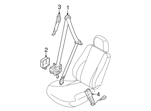 Sportage FRONT SEAT BELTS