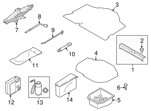 Mirage INTERIOR TRIM - REAR BODY