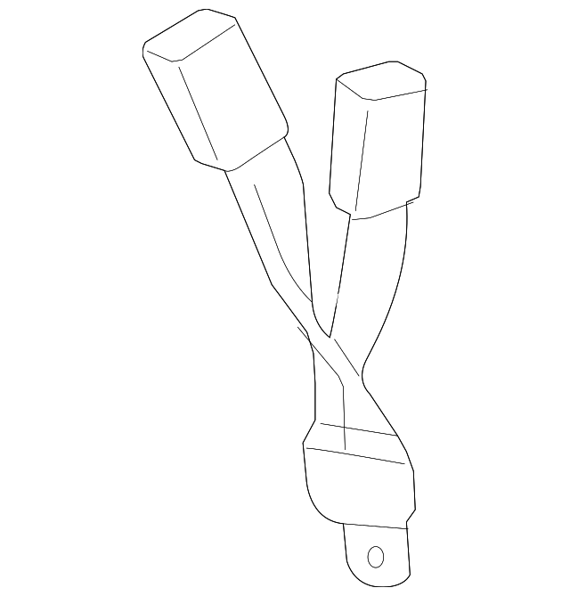 88956065 Деталь OUTER BUCKLE, RIGHT