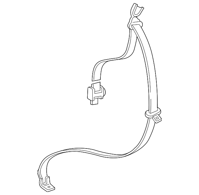 88954994 Деталь SEAT BELT ASSY, LEFT