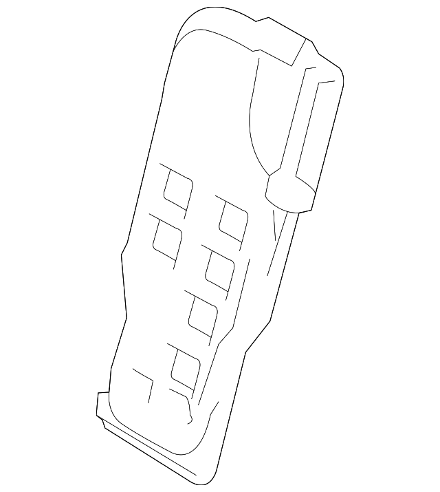 71881-08010 Деталь SEAT BACK PANEL