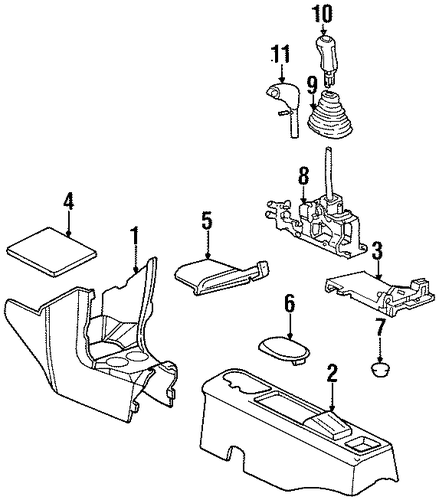 Stratus CENTER CONSOLE