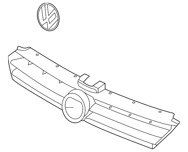 5GM-853-651-B-ZLL Деталь GRILLE