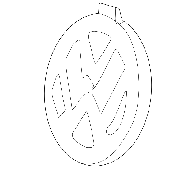 3B0-853-601-C-ULM Деталь EMBLEM