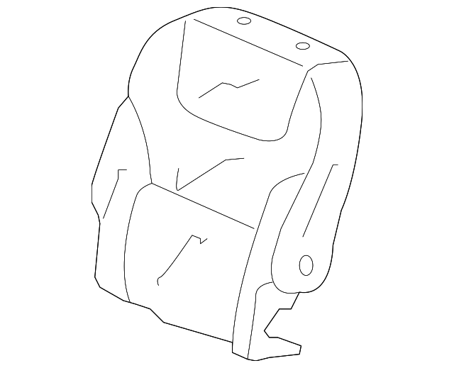 81721-TK8-A01ZA Деталь COVER, L. MIDDLE SEAT-BACK TRIM *NH686L*
