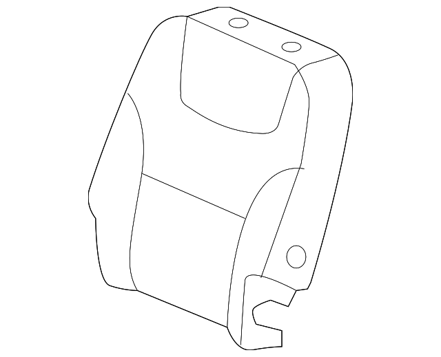81322-TK8-A01 Деталь PAD, R. MIDDLE SEAT-BACK