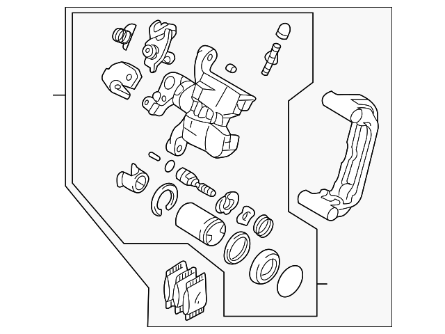 GKZA2699ZC Деталь CALIPER ASSY, LEFT