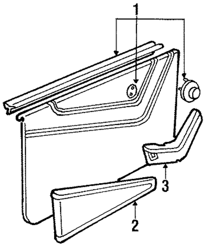 EXP INTERIOR TRIM - DOOR