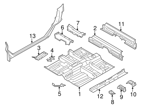 Cooper Paceman FLOOR & RAILS