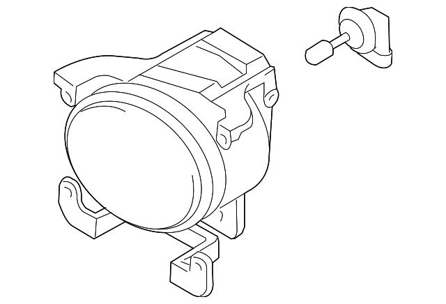 92202-25500 Деталь FOG LAMP ASSY, RIGHT
