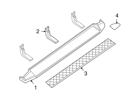 QX56 EXTERIOR TRIM - PILLARS