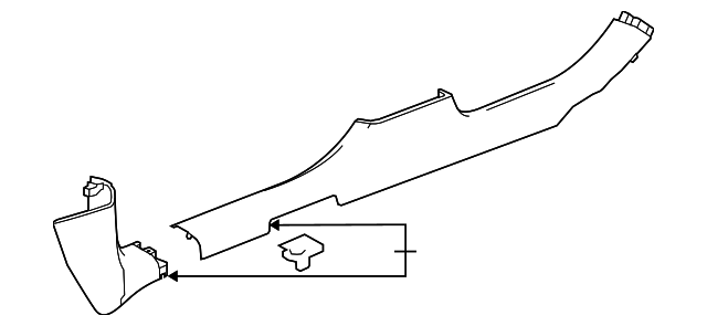 22870180 SILL TRIM, LEFT