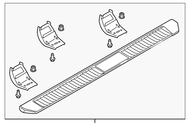 FL3Z-16451-CA Деталь RUNNING BOARD, LEFT