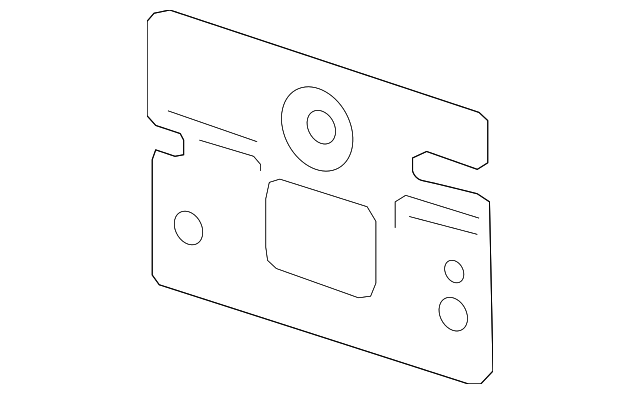 12843804 REAR BODY PANEL ANCHOR PLATE, RIGHT