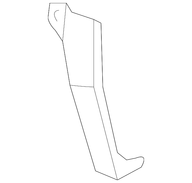 25913450 REAR BODY PANEL BRACKET, RIGHT