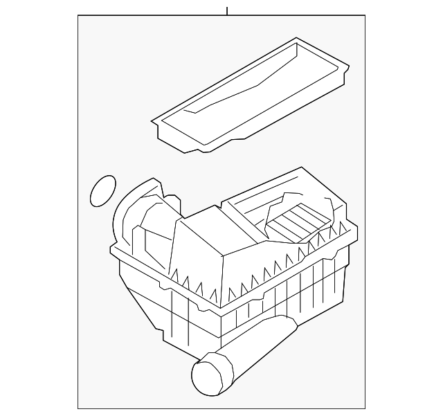 3C0-129-607-AS Деталь AIR CLEANER ASSY