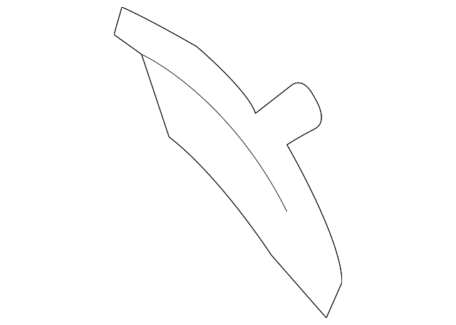 65035AG01A Деталь WINDSHIELD PIN, LEFT