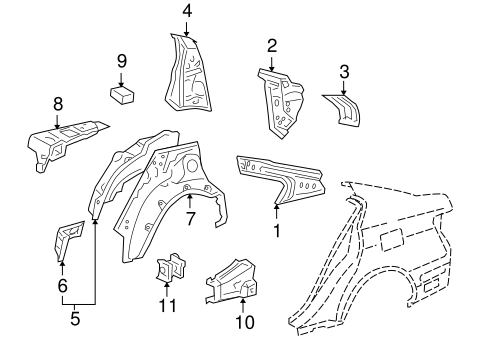 GS450h INNER STRUCTURE