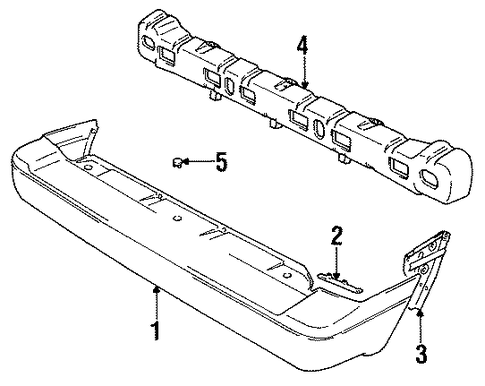 Sidekick BUMPER & COMPONENTS - REAR