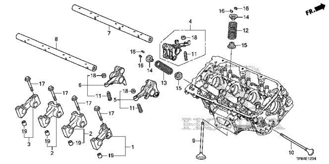 ENGINE/VALVE - ROCKER ARM (RR.) (V6) (2) for 2013 Honda CROSSTOUR #1