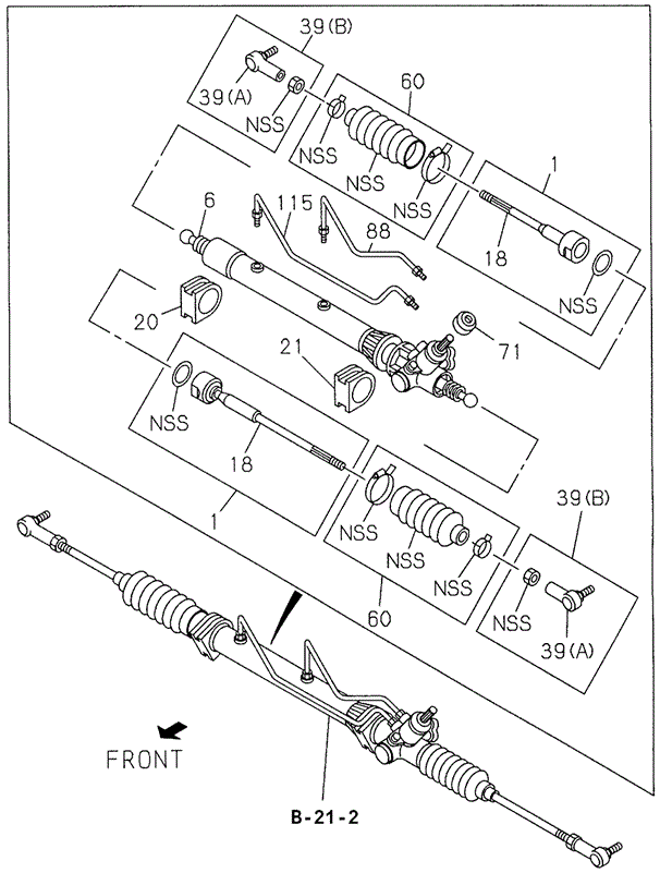 PASSPORT P.S. GEAR BOX COMPONENTS
