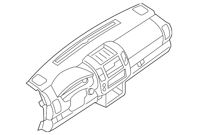 7311182Z80 Деталь INSTRUMENT PANEL