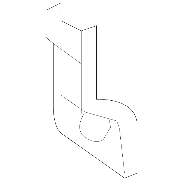 7313682Z00 Деталь INSTRUMENT PANEL STAY, RIGHT