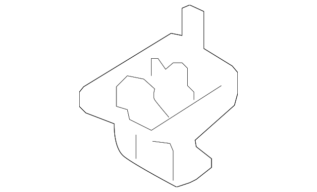85235-3W100ED Деталь SUNVISOR RETAINER, RIGHT