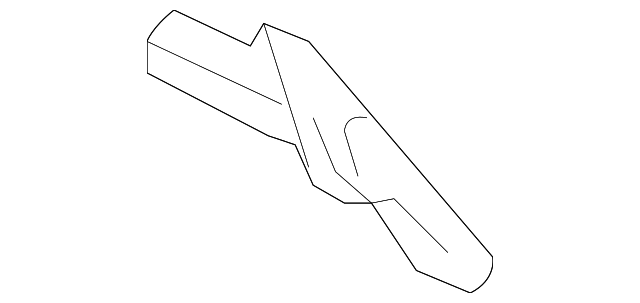 25926495 Деталь SIDE RAIL REAR CAP, LEFT