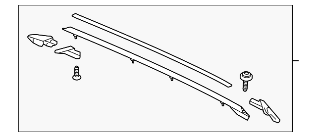 22831399 Деталь SIDE RAIL, LEFT