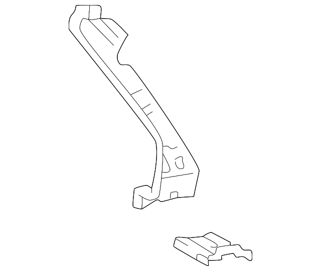 61712-48901 Деталь SUPPORT PANEL, LEFT