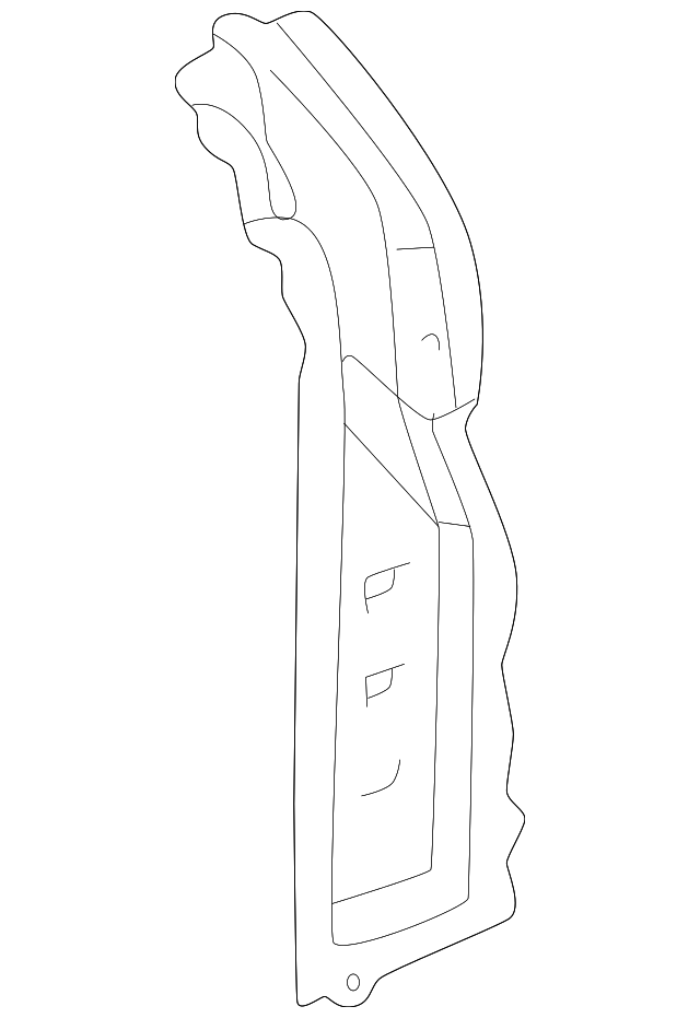 61736-48010 Деталь CORNER PANEL, LEFT