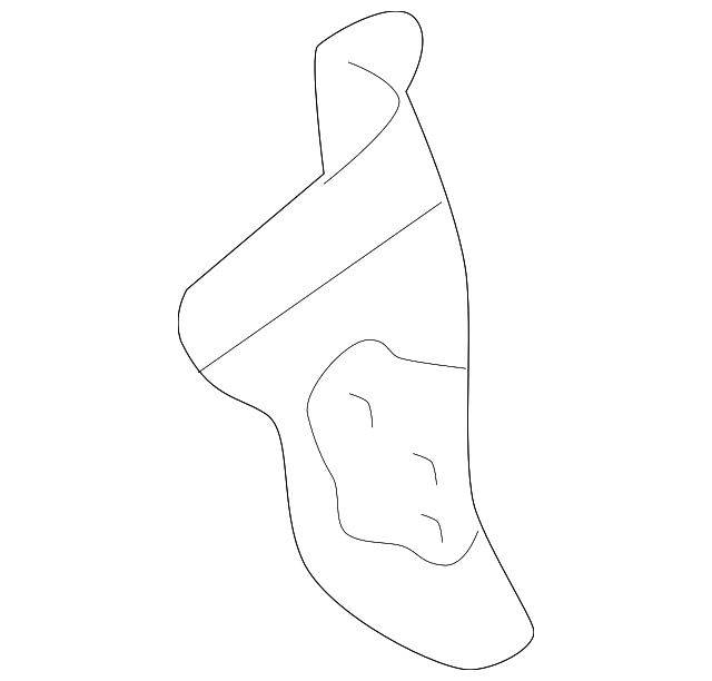 61646-48010 Деталь WHEELHOUSE ASSY GUSSET, LEFT