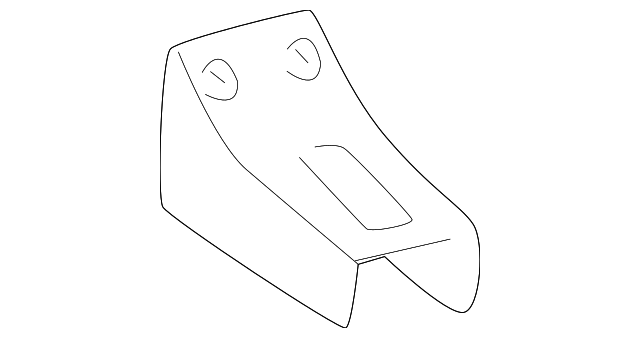 61636-48010 Деталь WHEELHOUSE ASSY BRACE, LEFT