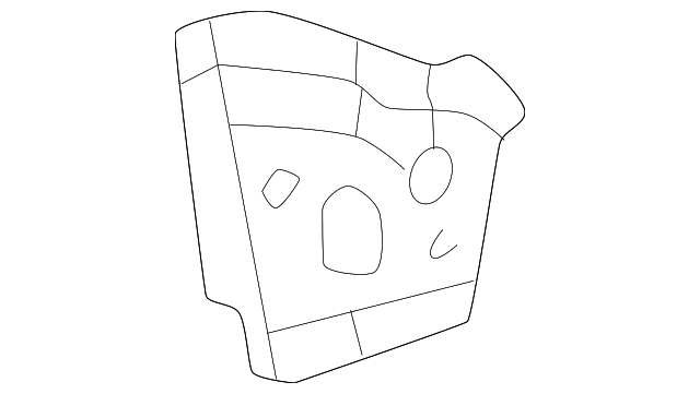 61642-48010 Деталь WHEELHOUSE ASSY GUSSET, LEFT
