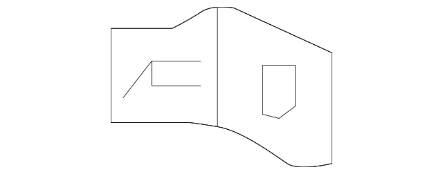 G6690-3WCAA Деталь APERTURE PANEL STRIKER, RIGHT