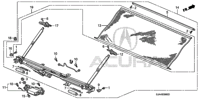 RL REAR SUNSHADE