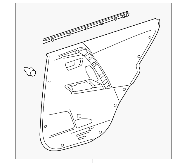 67640-0R060-C2 Деталь DOOR TRIM PANEL, LEFT