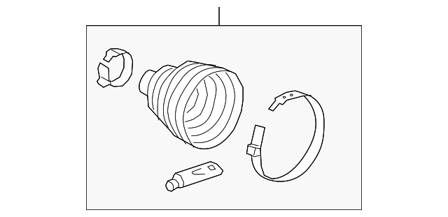 44018-T7W-315 Деталь BOOT SET, OUTBOARD (GKN)