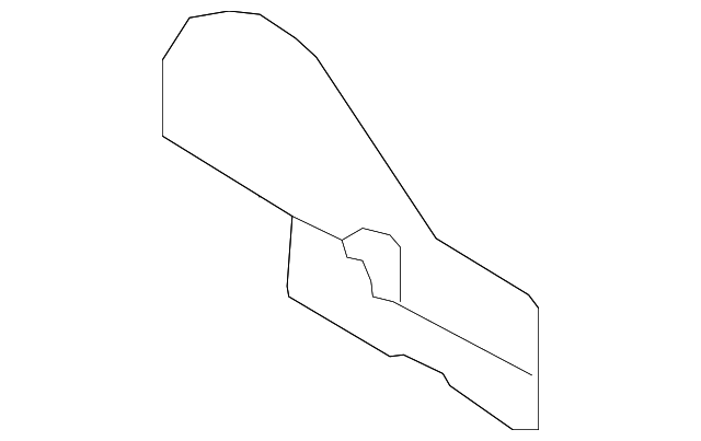 97282-3R000 FLOOR DUCT, RIGHT