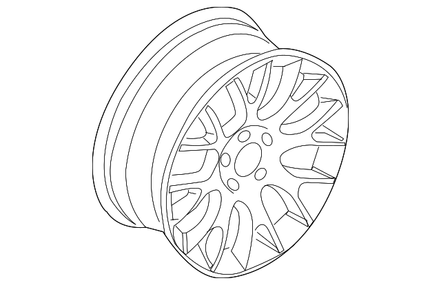 36-11-6-764-535 Деталь WHEEL, ALLOY