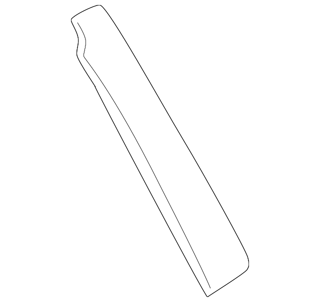 75926-01010 Деталь BLACK OUT TAPE, LEFT