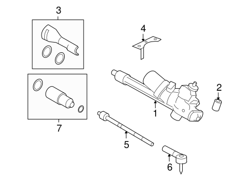 Escape STEERING GEAR & LINKAGE 2