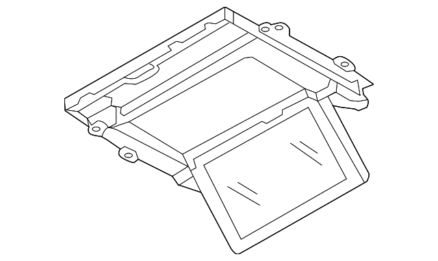 280A0-1JA0A Деталь DISPLAY UNIT