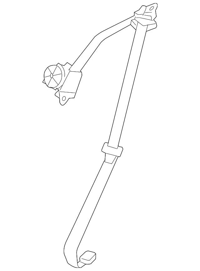 88844AC801 Деталь BELT & RETRACTOR, RIGHT